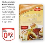 Kartoffelmehl Angebote von Küchenmeister bei GLOBUS Braunschweig für 0,99 €