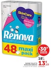 Papier toilette SkinCare - Renova - Super U à Montélimar Papier toilette SkinCare - Renova en promo chez Super U Montélimar à 13,23 €