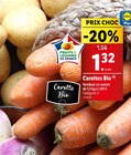 Carottes Bio en promo chez Lidl Tourcoing à 1,32 €