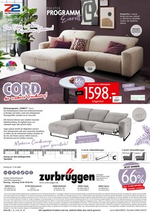 Couch im Zurbrüggen Prospekt "MITNAHME MÖBEL" mit 8 Seiten (Bottrop)
