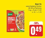 EDEKA Landsberg - Fix Spaghetti Bolognese Angebot im Prospekt Fix Spaghetti Bolognese bei EDEKA im Landsberg Prospekt für 0,49 €
