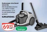 Bodensauger ohne Beutel im Angebot bei GLOBUS in Saarbrücken Bodensauger ohne Beutel Angebote von Grundig bei GLOBUS Saarbrücken für 69,99 €