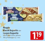 Meggle Klassik Baguette oder Laugen Baguette Angebote bei famila Nordost Celle für 1,19 €