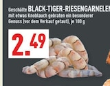 Geschälte Black-Tiger-Riesengarnelen im aktuellen Marktkauf Prospekt