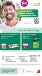 mea - meine apotheke Prospekt für Würzburg mit 4 Seiten mea - meine apotheke Prospekt für Würzburg: "Unsere August-Angebote", 4 Seiten, 01.08.2026 - 31.08.2026