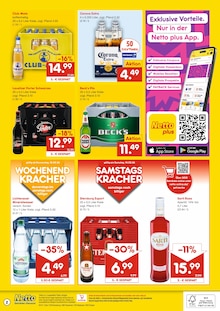 Becks im Netto Marken-Discount Prospekt "DER ORT, AN DEM DU IMMER AUSGEZEICHNETE PREISE FINDEST." mit 2 Seiten (Potsdam)