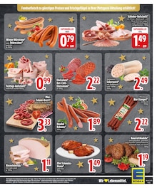 Hackfleisch im EDEKA Prospekt "Wir wünschen Ihnen frohe Weihnachten und schöne Feiertage!" mit 30 Seiten (Regensburg)