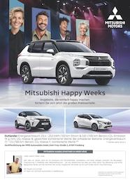 Mitsubishi Prospekt für Eichstätt mit 1} Seite Mitsubishi Prospekt für Eichstätt: "Mitsubishi Happy Weeks", 1 Seite, 15.09.2025 - 13.10.2025