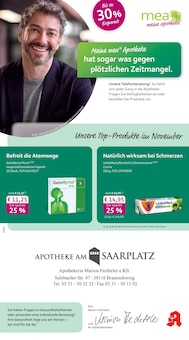 Aktueller mea - meine apotheke Prospekt "Unsere November-Angebote" für Braunschweig Aktueller mea - meine apotheke Prospekt für Braunschweig mit Seiten