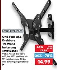 Aktuelles Drehbare TV-Wandhalterung Angebot bei Kaufland in Herford ab 14,99 €