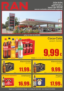 Coca Cola im RAN Prospekt "RAN" mit 2 Seiten (Augsburg)