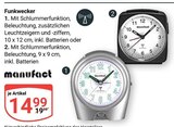 Aktuelle Haushaltskleingeräte Angebote bei GLOBUS in Leipzig Aktuelles Funkwecker Angebot bei GLOBUS in Leipzig ab 14,99 €
