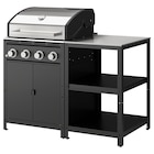 Gasgrill mit Kücheninsel Edelstahl/für draußen von GRILLSKÄR im aktuellen IKEA Prospekt