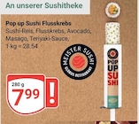 Pop up Sushi Flusskrebs Angebote von Meister Sushi bei GLOBUS Salzgitter für 7,99 €