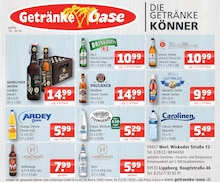 Bier im aktuellen Getränke Oase Prospekt (Soest) Bier im Getränke Oase Prospekt "Aktuelle Angebote" mit 1 Seiten (Soest)