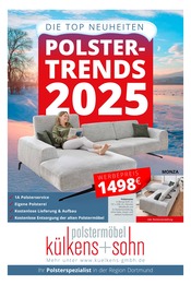 Aktueller külkens+sohn Polstermöbel Möbel & Einrichtung Prospekt in Wetter und Umgebung, "POLSTER TRENDS 2025" mit 4 Seiten, 01.01.2025 - 31.01.2025