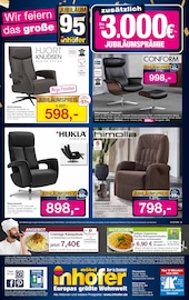 Aktueller Möbel Inhofer Prospekt mit Sessel, "JUBILÄUM", Seite 8