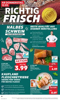 Schweinefleisch im aktuellen Kaufland Prospekt (Pforzheim) Schweinefleisch im Kaufland Prospekt "Hier bin ich richtig" mit 66 Seiten (Pforzheim)