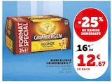 Biere blonde 6,7° - GRIMBERGEN en promo chez Super U Colomiers à 12,67 €