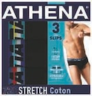 LOT DE 3 SLIPS HOMME - ATHENA en promo chez Super U Mulhouse à 15,33 €