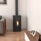Poêle à granules étanche 7,91 kw merkuro 7300at en promo à 999,00 € chez Brico Dépôt Poêle à granules étanche 7,91 kw merkuro 7300at dans le catalogue Brico Dépôt