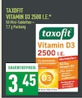 Vitamin D3 2500 I.E. im Angebot bei Marktkauf in Herne Vitamin D3 2500 I.E. Angebote von taxofit bei Marktkauf Herne für 3,45 €