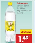 Schweppes von Schweppes für 1,49 € bei Netto Marken-Discount im Angebot Schweppes von Schweppes im aktuellen Netto Marken-Discount Prospekt