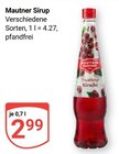 Sirup Angebote von Mautner bei GLOBUS Neustadt für 2,99 €
