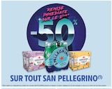 Promo -50% de remise immédiate sur le 2ème sur tout San Pellegrino à  dans le catalogue Intermarché à Saint-Jean-en-Royans