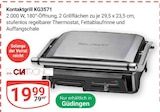 Kontaktgrill KG3571 von Clatronic im aktuellen GLOBUS Prospekt