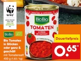 Bio Tomaten in Stücken oder ganz & geschält von BioBio im aktuellen Netto Marken-Discount Prospekt