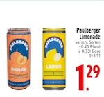 Pfirsich oder Zitrone von Paulberger im aktuellen EDEKA Prospekt für 1,29 €