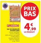 Sac de granulés de bois - Flamino en promo chez Super U Épinal à 4,99 €