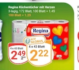 Küchentücher mit Herzen im Angebot bei GLOBUS in Amberg Küchentücher mit Herzen Angebote von Regina bei GLOBUS Amberg für 2,22 €