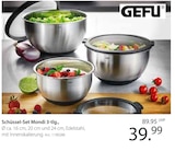 Schüssel-Set Mondi im Angebot bei Zurbrüggen in Hagen Schüssel-Set Mondi Angebote von GEFU bei Zurbrüggen Hagen für 39,99 €