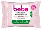 Erfrischende Reinigungstücher von Bebe im aktuellen REWE Prospekt für 1,89 €