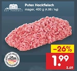 Puten Hackfleisch Angebote von Gut Ponholz bei Netto Marken-Discount Aschaffenburg für 1,99 €