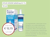 SafeDrop 0,1 % Angebote von HYLO-VISION bei LINDA Frankfurt für 12,15 €