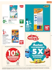 Promos Fournitures Scolaires dans le catalogue "PETIT DÉJ & GOÛTER" de Auchan Hypermarché Fournitures Scolaires en promo dans le catalogue Auchan Hypermarché à la page 47