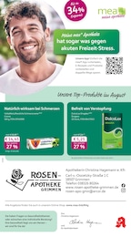 Apotheken Prospekt von mea - meine apotheke in Grimmen Aktueller mea - meine apotheke Apotheken Prospekt für Grimmen: Unsere August-Angebote mit 4} Seiten, 01.08.2026 - 31.08.2026