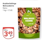 Knabberlieblinge Walnusskerne Angebote bei GLOBUS Erfurt für 3,49 €