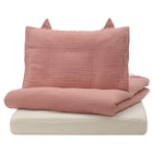 Babybett-Set 3-tlg. blassrosa/beige Angebote von GULDVÄVARE bei IKEA Soest für 19,99 €