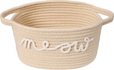 Korb "meow" aus Baumwolle für Spielzeug, beige (23x13x20 cm) Angebote von Vito & Joe bei dm-drogerie markt Wuppertal für 7,95 €