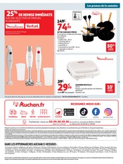Promos Tefal dans le catalogue "BIEN AU CHAUD" de Auchan Hypermarché Tefal en promo dans le catalogue Auchan Hypermarché à la page 51