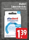 Zahnseidesticks im Angebot bei EDEKA in Castrop-Rauxel Zahnseidesticks Angebote von diadent bei EDEKA Castrop-Rauxel für 1,39 €