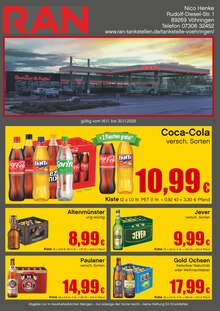 Cola im aktuellen RAN Prospekt (Ulm) Cola im RAN Prospekt "RAN" mit 4 Seiten (Ulm)