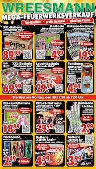 Feuerwerk im Wreesmann Prospekt "DEIN SAISON- & SONDERPOSTENMARKT!" mit 8 Seiten (Freiberg)