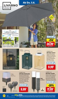 Sonnenschirm im aktuellen Lidl Prospekt (Augsburg) Sonnenschirm im Lidl Prospekt "LIDL LOHNT SICH" mit 66 Seiten (Augsburg)