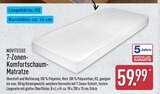 7-Zonen-Komfortschaum-Matratze von Novitesse im aktuellen ALDI Nord Prospekt für 59,99 €
