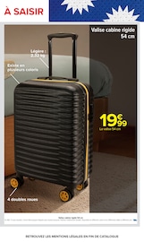Promos Valise Cabine dans le catalogue "LE MOIS DES SUPPORTERS" de Carrefour Valise Cabine en promo dans le catalogue Carrefour à la page 99
